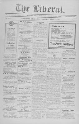 The Liberal, 27 Apr 1922