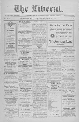 The Liberal, 4 May 1922