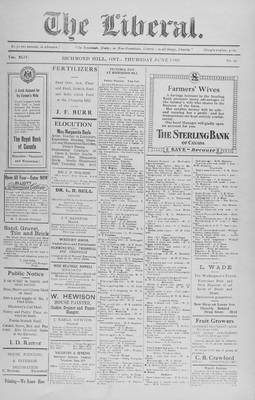 The Liberal, 1 Jun 1922