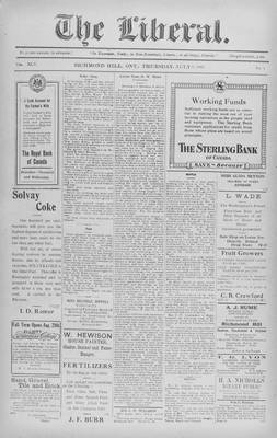 The Liberal, 6 Jul 1922