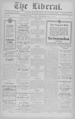 The Liberal, 3 Aug 1922