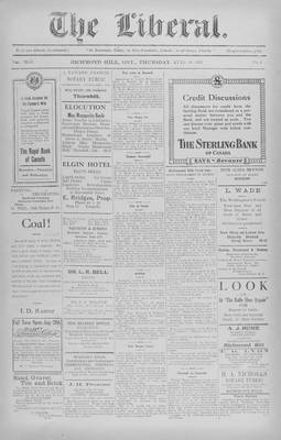 The Liberal, 10 Aug 1922