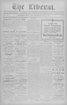 The Liberal, 31 Aug 1922