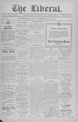 The Liberal, 18 Jan 1923