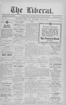 The Liberal, 1 Mar 1923