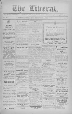 The Liberal, 26 Apr 1923