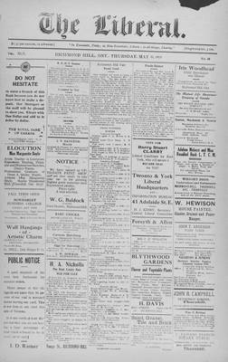 The Liberal, 31 May 1923