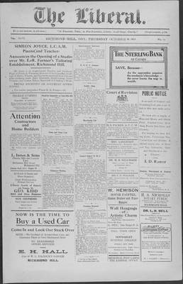 The Liberal, 18 Oct 1923