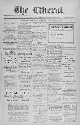 The Liberal, 20 Dec 1923