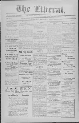 The Liberal, 27 Dec 1923