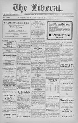 The Liberal, 7 Aug 1924