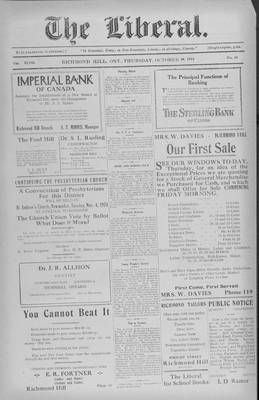 The Liberal, 30 Oct 1924