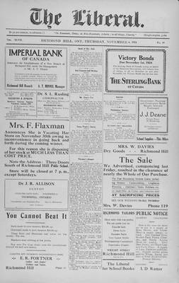 The Liberal, 6 Nov 1924