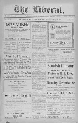 The Liberal, 20 Nov 1924