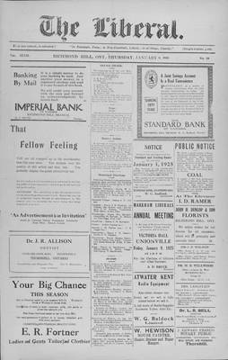 The Liberal, 8 Jan 1925