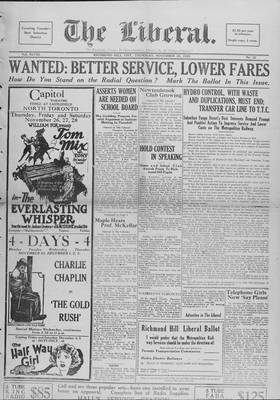 The Liberal, 26 Nov 1925