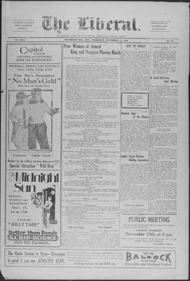 The Liberal, 11 Nov 1926