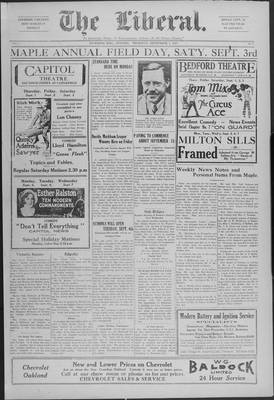 The Liberal, 1 Sep 1927