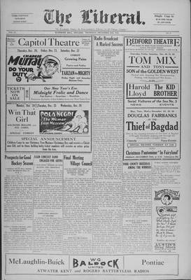 The Liberal, 20 Dec 1928