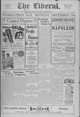 The Liberal, 27 Dec 1928