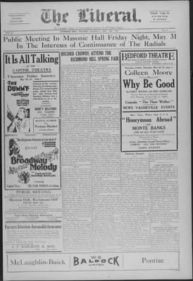 The Liberal, 30 May 1929