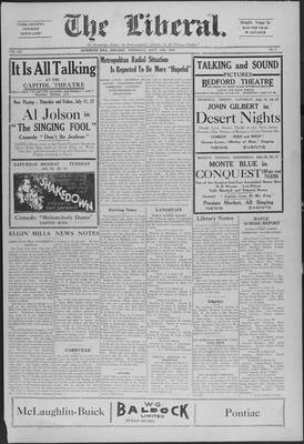 The Liberal, 11 Jul 1929