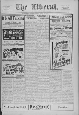 The Liberal, 8 Aug 1929