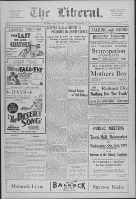 The Liberal, 26 Sep 1929