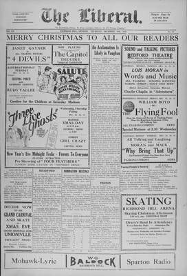 The Liberal, 19 Dec 1929