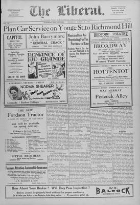 The Liberal, 20 Mar 1930