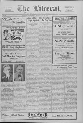 The Liberal, 29 May 1930