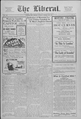 The Liberal, 2 Oct 1930