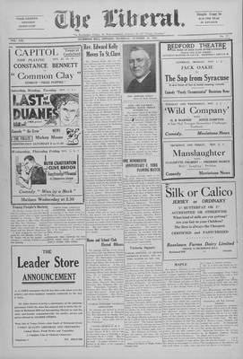 The Liberal, 30 Oct 1930