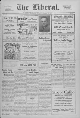 The Liberal, 13 Nov 1930