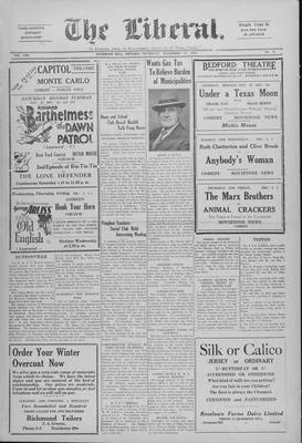 The Liberal, 27 Nov 1930