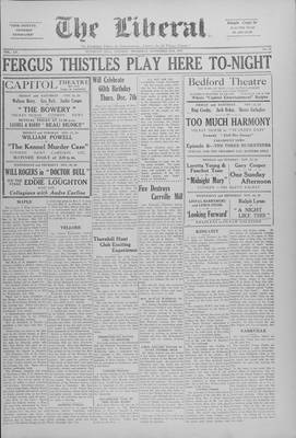 The Liberal, 23 Nov 1933