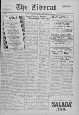 The Liberal, 30 Aug 1934