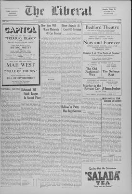 The Liberal, 1 Nov 1934