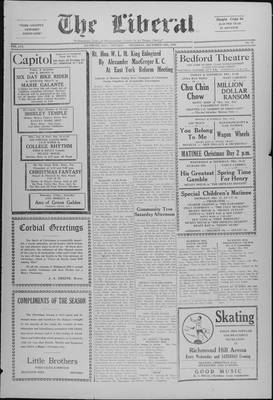 The Liberal, 20 Dec 1934