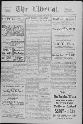 The Liberal, 14 Feb 1935