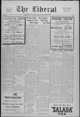 The Liberal, 1 Aug 1935