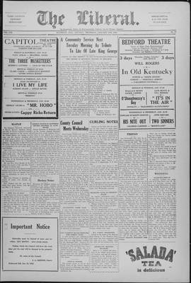 The Liberal, 23 Jan 1936