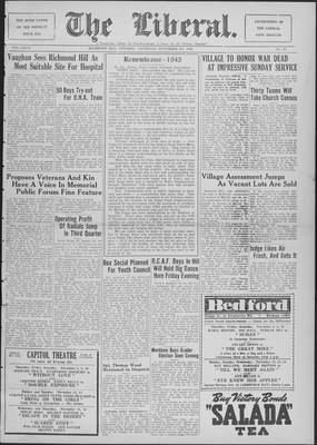 The Liberal, 8 Nov 1945