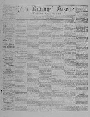 York Ridings' Gazette, 3 Jul 1857