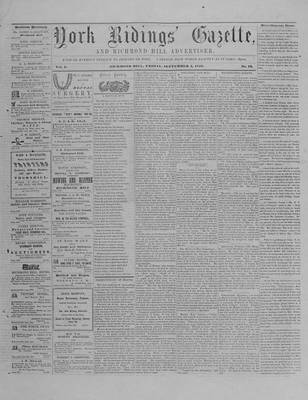 York Ridings' Gazette, 4 Sep 1857