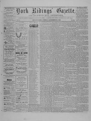 York Ridings' Gazette, 25 Sep 1857