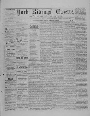 York Ridings' Gazette, 16 Oct 1857