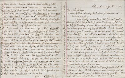 Letter of Stephen Wright to Amos Wright