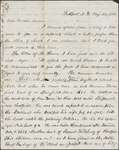 Letter of S. Wright from Westport, NY