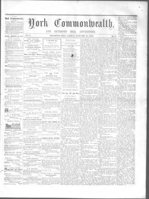 York Commonwealth, 21 Jan 1859